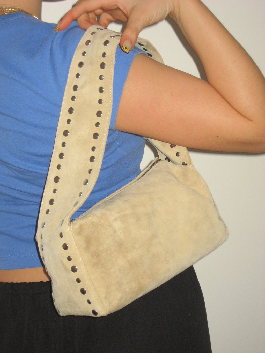 QUEENIE | CREAM SUEDE
