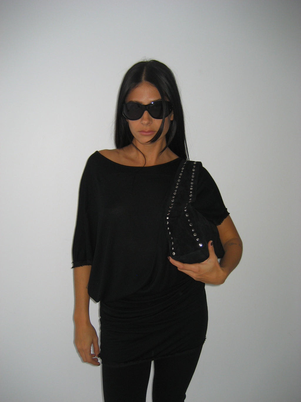 QUEENIE | BLACK SUEDE
