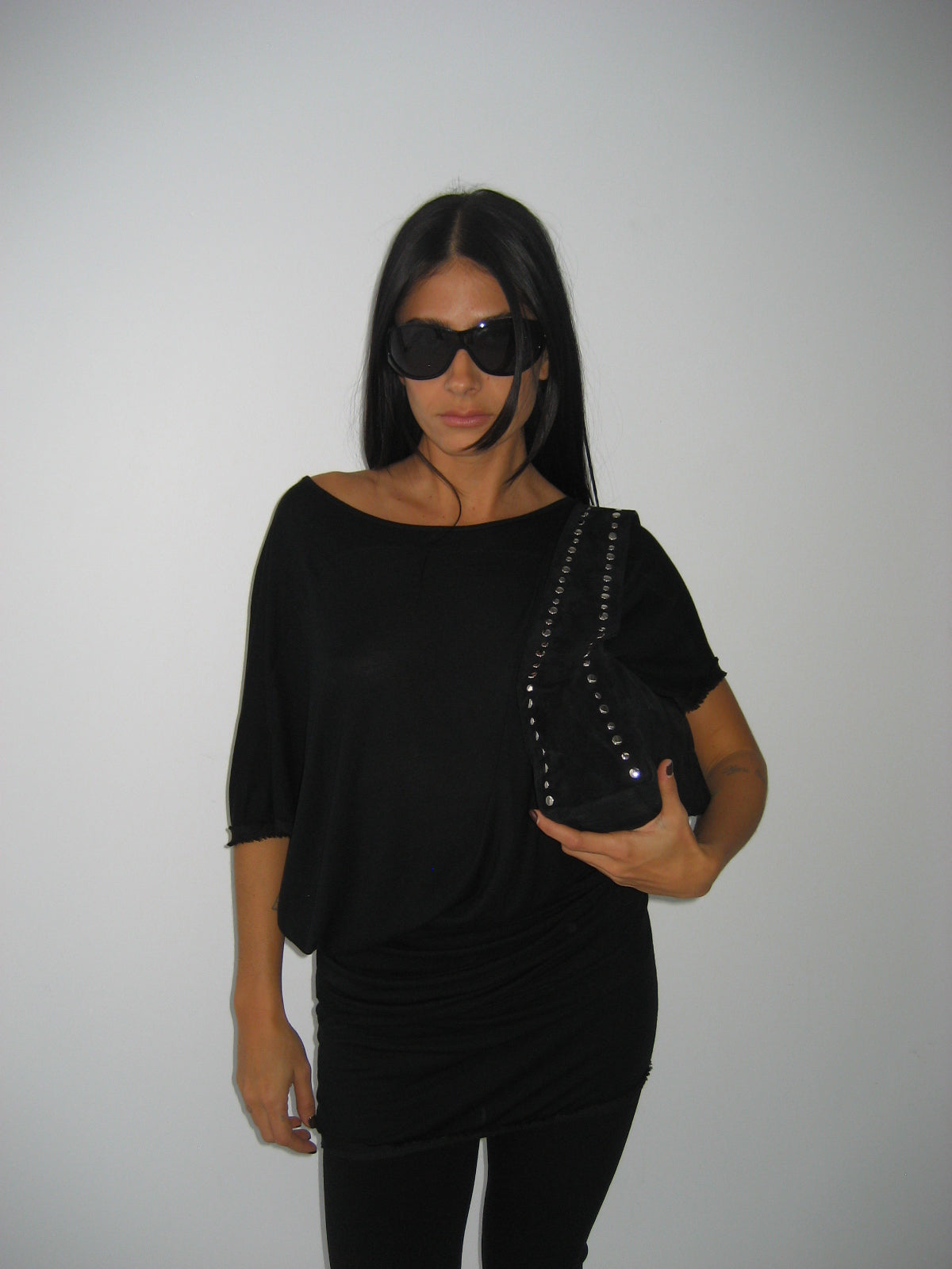 QUEENIE | BLACK SUEDE