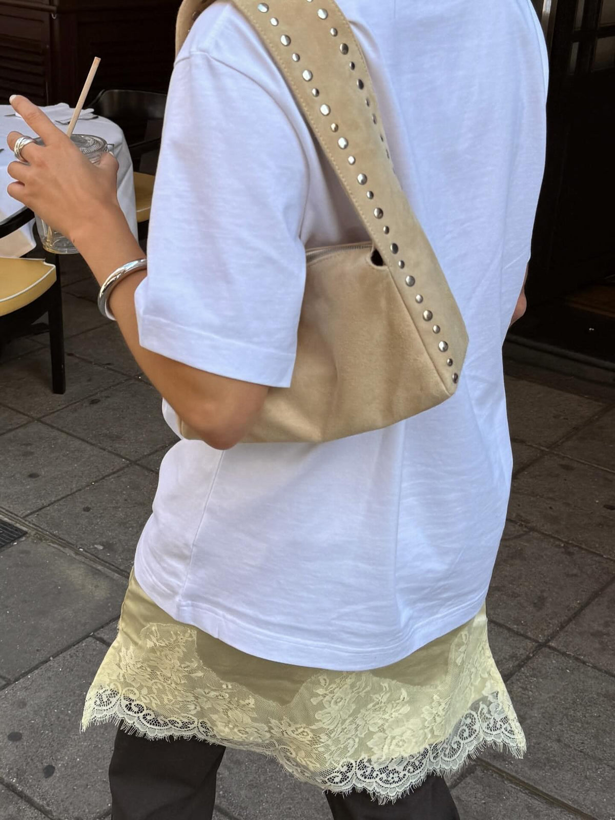 QUEENIE | CREAM SUEDE